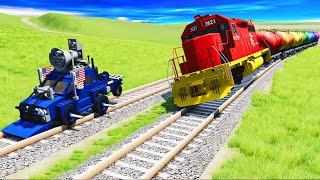 ❤Trains Derailments STREAM  beamng [upl. by Alikahs]