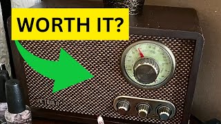 Victrola Retro Wood Bluetooth Radio review [upl. by Naellij]