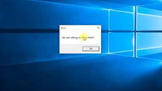 How to fix Error Set user setting to driver failed Solved [upl. by Oderfla]