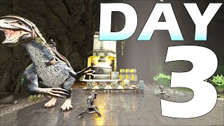 SOLO Counter Raiding Yeti Cave Stole the Loot  Ark PvP [upl. by Vandyke286]