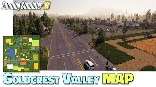 FS19  MAP quotGoldcrest Valleyquot v20  review [upl. by Nylodnew]