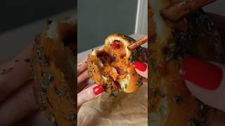 Pumpkin Calzone Pizza autumn Mini Pepperoni amp Cheddar with Onion lifehacks recipeoftheday asmr [upl. by Uliram394]