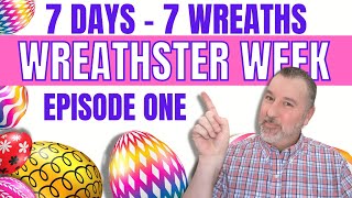 Wreathster Week  Episode 1  Easter Wreath  Wreath DIY [upl. by Merrie]