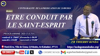 ETRE CONDUIT PAR LE SAINTESPRIT FRERE THIERRY KINDA [upl. by Ennairda]