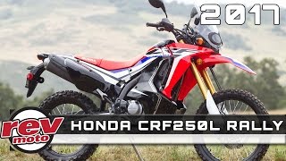 2017 HONDA CRF250L RALLY Review Rendered Price Release Date [upl. by Barnum137]