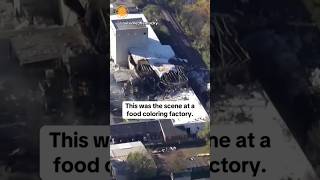 Deadly explosion at food coloring plant shorts [upl. by Eniledam]