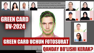 Green Card uchun fotosurat talablari DV2024 Yosh bolalarni Green Card uchun suratga olish tartibi [upl. by Airalav]