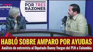 Danny Vargas del PLN habla sobre recurso de amparo por ingreso de ayuda humanitaria salvadoreña [upl. by Hinkel]