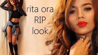 TUTORIAL  RITA ORA RIP  MAKEUP HAIR amp STYLING [upl. by Shaya]