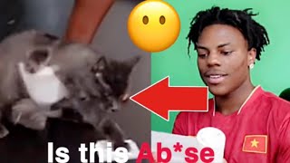 Did IShowSpeed ABSE His Cat By doing THIS VIRAL TikTok TREND😨🤔💔 [upl. by Nosnaj]