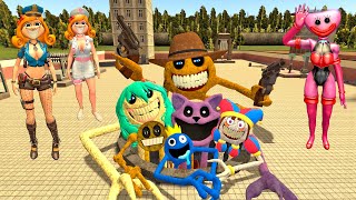 TORTURE ALL MISS DELIGHT FAMILY ROBLOX INNYUME SMILEYS STYLIZED ZOONOMALY MONSTERS IN GMOD [upl. by Neetsyrk]