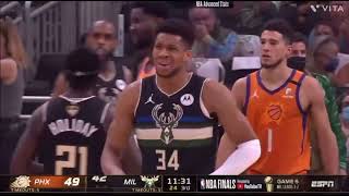 Giannis Antetokounmpo 50 points and TITLECLINCHER vs Suns MY COMMENTARY 😂😂😂😂 [upl. by Letsyrc]