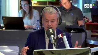 Geert Wilders bij Edwin Evers Radio 538 [upl. by Fidelia861]