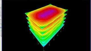 3D Frame Analysis in sap2000 wwwmosttutorialsblogspotcom 4 of 5 [upl. by Ettelorahc]