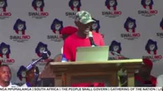 EFF Swaziland  SPLM  IB DHLAMINI  Swazi Lives Matter  The Gathering Of Nation [upl. by Edmonds587]