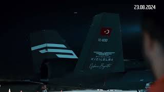 Türkiye Bayraktar KIZILELMA  Prototype 3 ✅ Night Taxi Test [upl. by Nytsirc584]