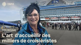 La logistique derrière l’accueil des milliers de croisiéristes à La Baie [upl. by Scholz]