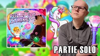 PUZZLE STRIKE 2  Un mélange de CANDY CRUSH et de DECKBUILDING  Partie SOLO amp AVIS [upl. by Llemar]