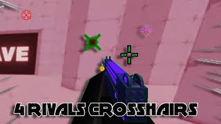 4 RANDOM RIVALS CROSSHAIRS THAT IVE USED ROBLOX [upl. by Abbot]