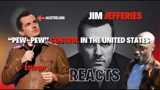 Actor Reacts  Jim Jefferies  Gn Control Part 1  Does He Have A Point [upl. by Eidoow193]