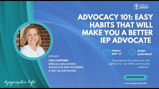 Advocacy 101 Easy habits that will make you a better IEP advocate [upl. by Hosfmann]