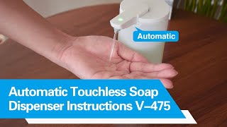 SVAVO Newest Automatic Soap Dispenser Instructions [upl. by Orly171]