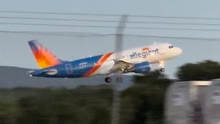 Allegiant Air A319 Departure [upl. by Abner526]