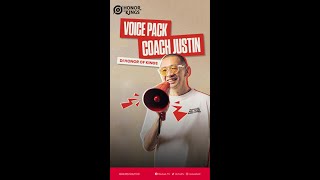 VOICE PACK COACH JUSTIN DI HONOR OF KINGS HOK [upl. by Aziul]