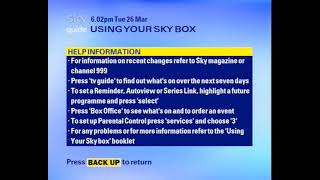 A quick flip through the Sky EPG on a Digibox [upl. by Martainn]