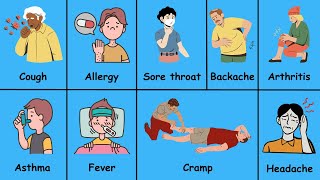 20 Common Diseases and Medical Conditions  English vocabulary [upl. by Vergne689]