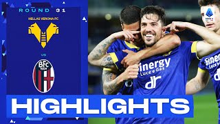 VeronaBologna 21  Verdi shines at the Bentegodi Stadium Goals amp Highlights  Serie A 202223 [upl. by Retsel769]