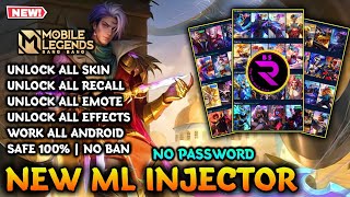 NEW ML INJECTOR NO BAN 2024  UNLOCK ALL SKIN MOBILE LEGENDS  APK SKIN SCRIPT  NBS REBORN V187 [upl. by Kazimir]