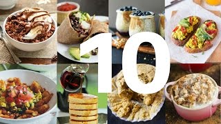 10 VEGAN BREAKFAST RECIPES YOU NEED TO TRY [upl. by Louls]