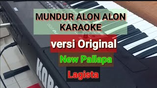 quotMUNDUR ALON ALONquot karaoke Full Lirik cover keyboard korg pa600 verssi new pallapaLagista [upl. by Schwinn]