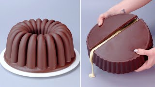 A Collection OF CAKE Oddly Satisfying Chocolate Cake You Never Seen  Awesome Cake Decorating Ideas [upl. by Colvert]