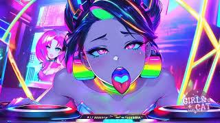 8D Insane Anime Visuals  Ahegao Cyberpunk Beat  No Copyright [upl. by Alisa696]