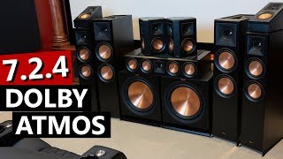 Home Theater Dolby Atmos 724 Setup  Klipsch Reference Premiere [upl. by Estes]