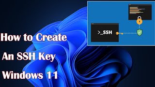 How to Create an SSH Key in Windows 11 [upl. by Hump]