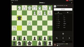 my quickest chess game ever [upl. by Iveel556]