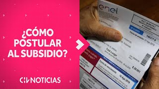 SUBSIDIO DE LUZ Estos son los requisitos que debes cumplir si postularás al descuento en la cuenta [upl. by Elleined67]