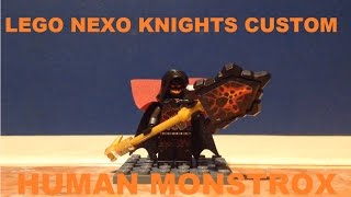 LEGO NEXO KNIGHTS CUSTOM HUMAN MONSTROX [upl. by Cerelly742]