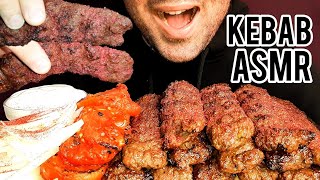 ASMR IRANIAN FOOD KEBAB MUKBANGEATING SOUNDSموکبانگ کباب و مخلفات [upl. by Yobybab561]