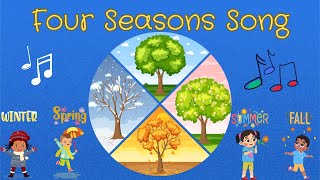 The Four Seasons Song  Four Seasons Song for Kids  Silly School Songs 🎶 [upl. by Ynos]