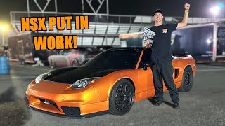 We BARELY WON Extreme Street Roll Races In The Nsx [upl. by Egwan]