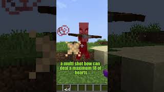 Minecraft crossbows vs bows in 45 seconds  all you need to know about bows amp crossbows minecraft [upl. by Nnovahs]