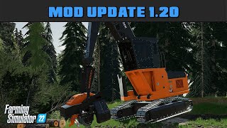 Mod Update 120 Axe Mountain Enders Forest New Hitachi  Farming Simulator 2022  FDR Logging [upl. by Ademordna]