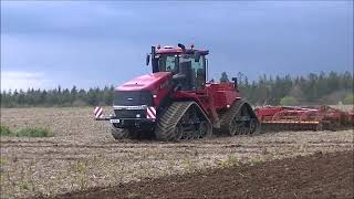 CASE IH 620 QUADTRAC WITH VADERSTAD TOPDOWN [upl. by Idram543]