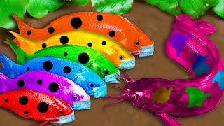 Top 5 Episodes Crocodiles Hunt Colorful Koi Catfish Primitive Cooking Eels  Stop Motion ASMR CoCo [upl. by Grannia]