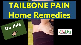 Tailbone Pain Relief Home Remedy Coccydynia shorts [upl. by Etnuaed]