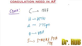 CHA2DS2  VASC scoring for risk of stroke and oral anti coagulation need in AF [upl. by Elurd]